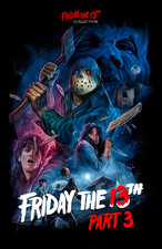 Friday The 13th Part 3 1982 Poster 11 x 17" Jason Voorhees Friday The 13th