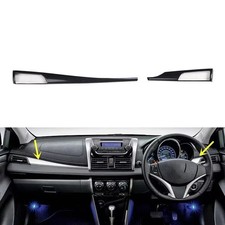 For Toyota Vios 2014-2016 Rhd Abs Carbon Fiber Interior Door Stickers For Toyota Vios 2014-2016 Rhd Abs Carbon Fiber Interior Door Stickers