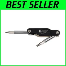 Versatile 10-in-1 Folding Tool with Multiple Screw Types – Space-Saving Design