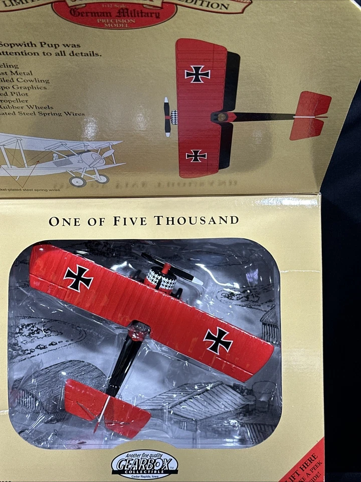 Gearbox Collectibles Limited Edition 1917 Sopwith Pup German Military Plane 1:32 - Image 2 of 4