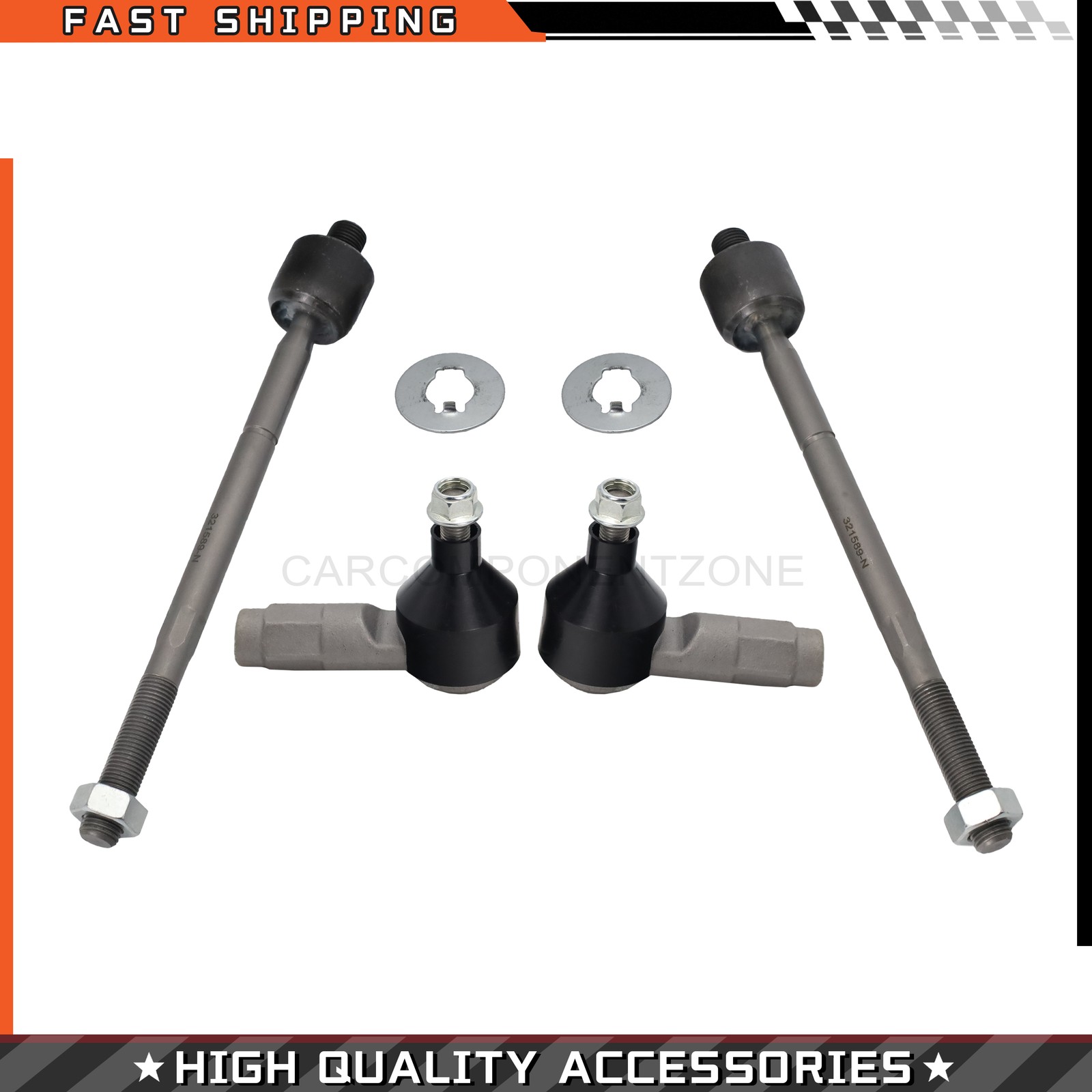 Maserati Quattroporte 2003-2012 Right Outer Inner tie rods Set