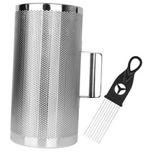 12" x 6" Stainless Steel Guiro Instrument Latin Percussion Metal Guiro Shaker