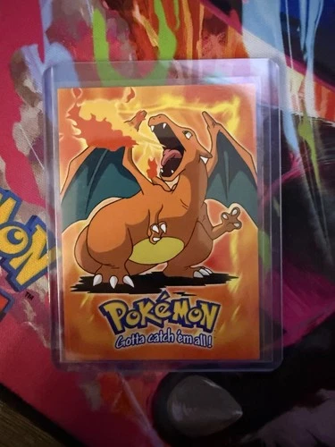 Vintage Topps Charizard Stage 3 E6 of 12 #06 Pokemon Card 1998 Non-Holo RARE