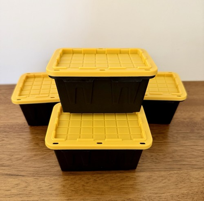 #ad Lowe’s Yellow and Black Teeny Mini Tote NWT $7.45