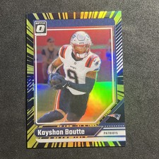 KAYSHON BOUTTE Electricity Yellow Prizm 59/75 2024 Panini Donruss Optic Football