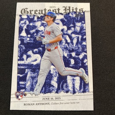 2026 Topps Greatest Hits Roman Anthony GH-26 Rookie Card Boston