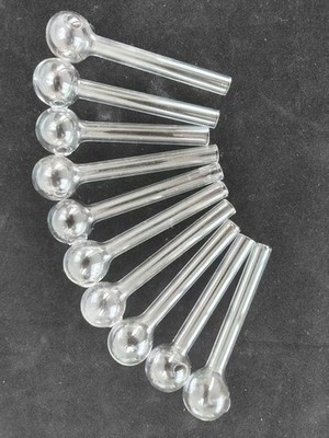 10 Stück Glas Pipe Glaspfeife Crackpfeife ölpfeife Oil Pipe Glas Pipe Glass P
