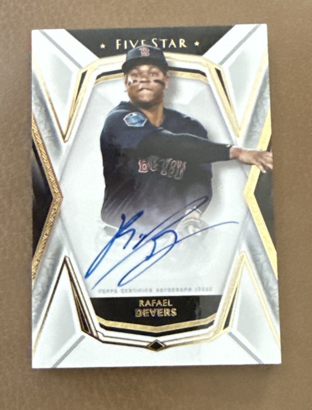 2019 Topps Five Star Rafael Devers On Card Autograph  #FSA-RD Red Sox/GIANTS
