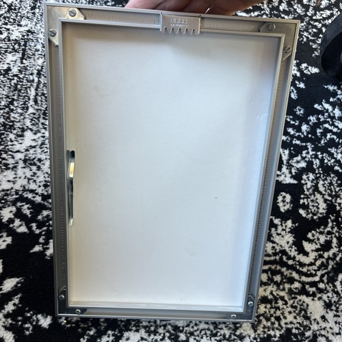 Heart of Mary Embossed Print with 9 1/4" x 13 1/4" Silver Shadow Box Frame Italy - Picture 12 of 16