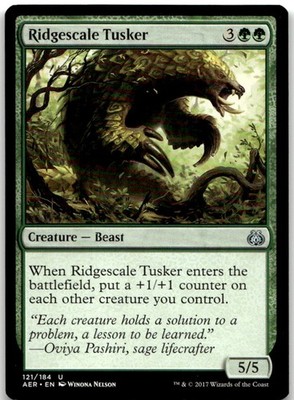 Ridgescale Tusker 121 Uncommon Aether Revolt Magic: The Gathering Near Mint