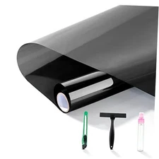  One-Way Window Privacy Film with Installation 17.5Inch×78.7Inch Black