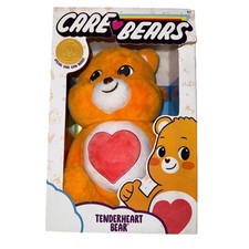 Care Bears Tenderheart Bear Plush w/ Special Care Coin Inside Boxed