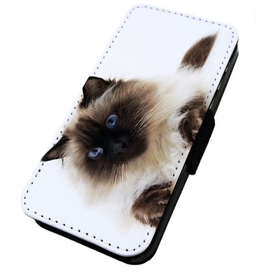 Bedruckte Klapp Handyhülle iPhone, Samsung & Huawei Perserkatze