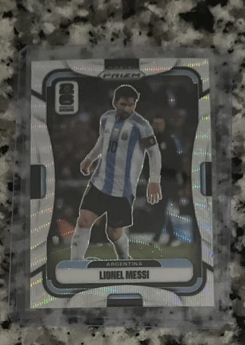 2026 Panini Prizm FIFA World Cup Lionel Messi Silver Wave #10 Argentina