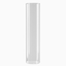 2 Clear 24" Cylinder Glass Hurricane Candle Holder Shades Party Home Decorations