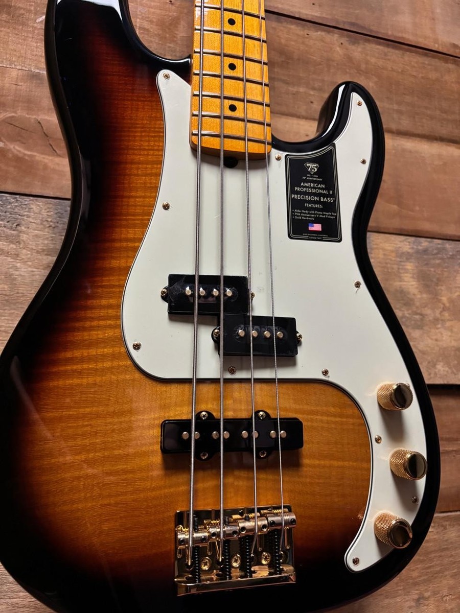 Fender 75th Anniversary American Pro PJ Bass 2-Color Sunburst w