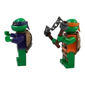 LEGO Teenage Mutant Ninja Turtles Donatello Michelangelo Minifigures TMNT 79120