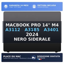 Schermo per MacBook Pro 14 A3112 A3185 A3401 M4 2024 Nero siderale - Come nuovo