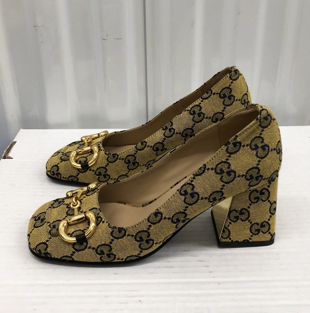 Gucci Monogram Shoes In Women's Heels for sale | eBay