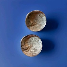 Vintage Swank Brushed Finish Minimalism MCM Gold Plated Cuff Links