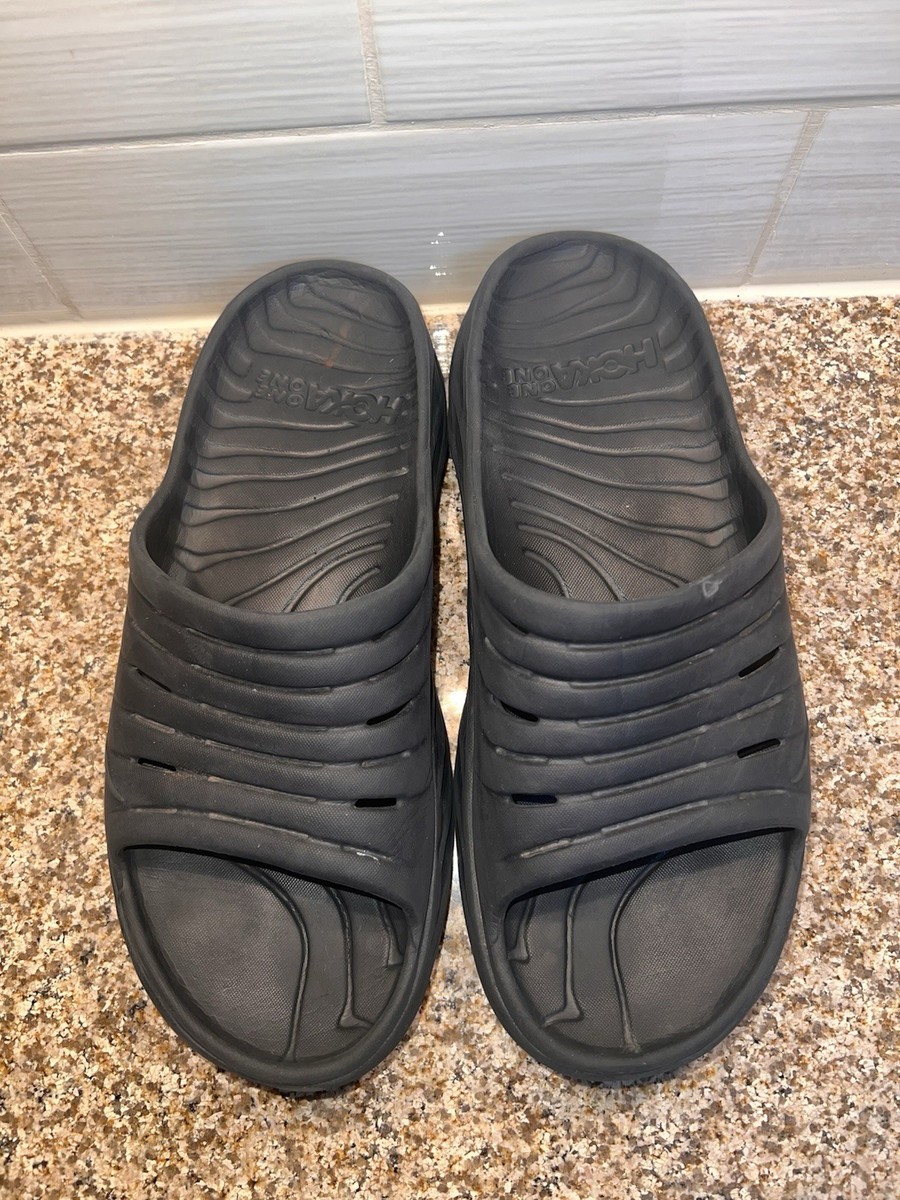 Hoka Men\'s One One Ora Recovery US11 Black Slip On Comfort Slide Sandals Shoes Hoka One One Mens Ora Recovery Slip On Comfort Slide Sandals  main image 3