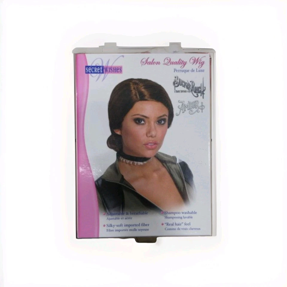 PELUCA MOÑO PREMIUM RUBÍES MORENA LECHÓN PONCHE ÁMBAR PUNK GÓTICO COSPLAY HALLOWEEN Foto 2 de 2