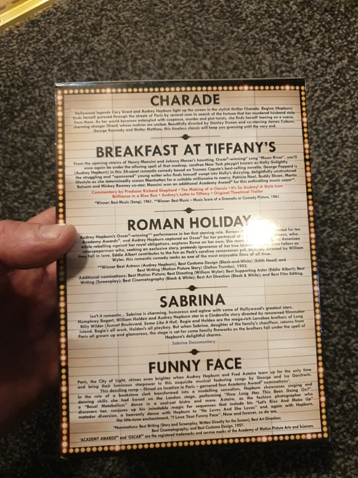 Audrey Hepburn Collection DVD Box Set 5 Films  New And Sealed - Image 4 of 4