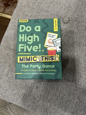 Mimic This: Do a High Five! Party Drinking Card Game