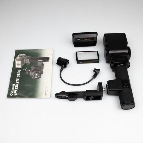 *TOP* TESTED Canon Speedlite 533G Sensor Unit G20 Flash FD A-1 F-1 New AE-1 577G - Foto 4 di 22
