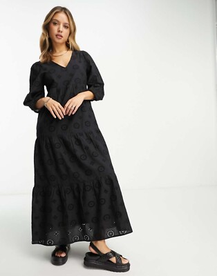 ACCESSORIZE BEACH MAXI STATEMENT DRESS SIZE SMALL 8-10 BOHO POOL HOLIDAY SUMMER