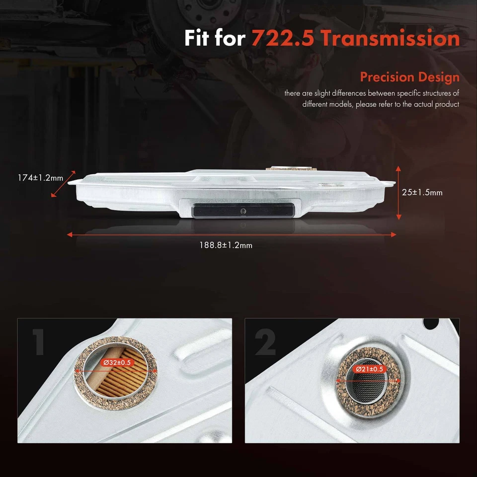 Automatic Transmission Filter for Mercedes-Benz 300SE 300SL 500E 500SEC 500SEL - Image 3 of 4