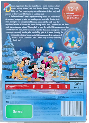 Mickey's Once Upon a Christmas (1999) Kelsey Grammer, REGION 4 PAL