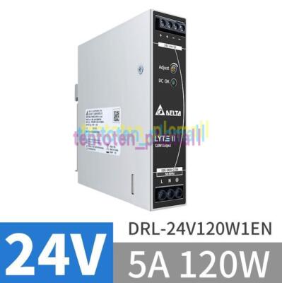 DELTA Switching Power Supply Module Guide rail type DRL-24V120W1EN 24V 5A 120W