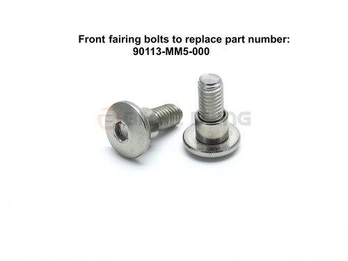 Honda VTR1000 SP1 SP2 full stainless fairing shoulder bolts fixing kit screws - Picture 9 of 11