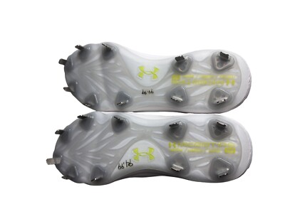Under Armour Yard Low Baseball Cleats White 3025592-100 