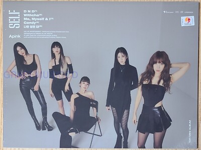 APINK SELF 10TH MINI ALBUM MAGAZINE VER. K-POP CD + FOLDED POSTER