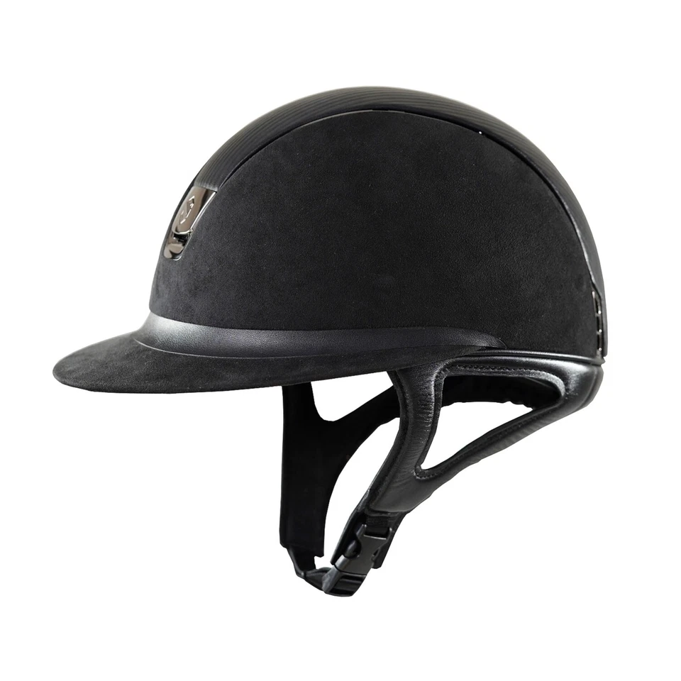 Samshield Miss Shield Alcantara Schwarz Leder Chrome Silber S +++Ausstellungs...