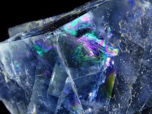 BLAUER FLUORIT – Gloria-Mine, Córdoba, Spanien / 6,8 x 5 x 2,9 cm – 87 g - Bild 7 von 12