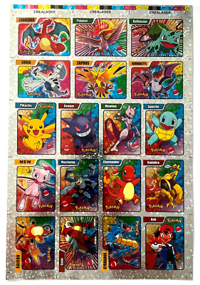 2023 POKEMON UNCUT SHEET Latest Evolution 1 Peru Gengar Mew Edition Foil Rare!