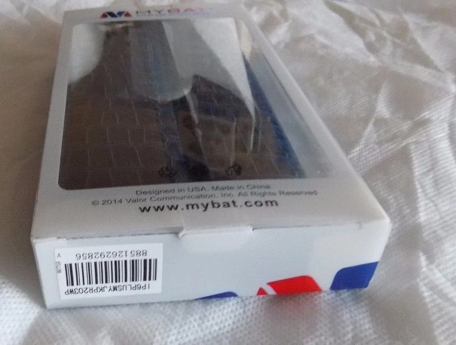 Iphone 6s Plus/6 Plus Dark Blue Crocodile-embossed Myjacket Wallet - Image 2 of 4