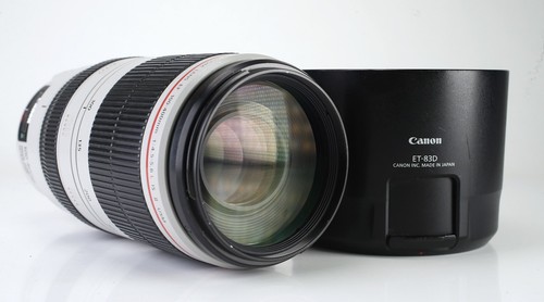 Canon EF 100-400mm Mark II F4.5-5.6 L IS USM Lens EOS DSLR F&R Cap & Hood - Picture 3 of 15