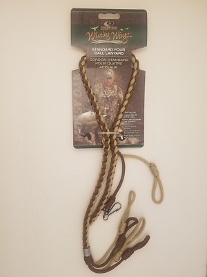 MOSSY OAK Whistling Wings Heavy Duty Standard Four Call Lanyard | MO-WWLS-PDQ
