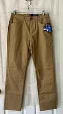 NWT 42 Nautica School Uniform Dress Pants Khakis Boys Size 20 Regular Stretch