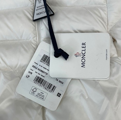 Moncler Kids' Salzman Logo Water Resistant Down Puffer Jacket - Size 18/24MONTHS - Picture 8 of 11