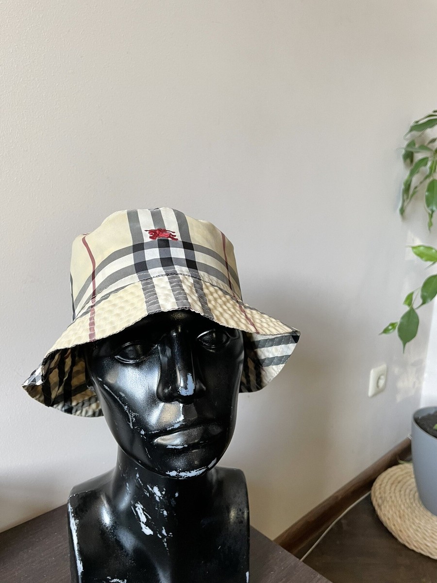 Burberry London Nova Check Canvas Bucket Hat | eBay Burberry London Nova Check Canvas Bucket Hat | eBay