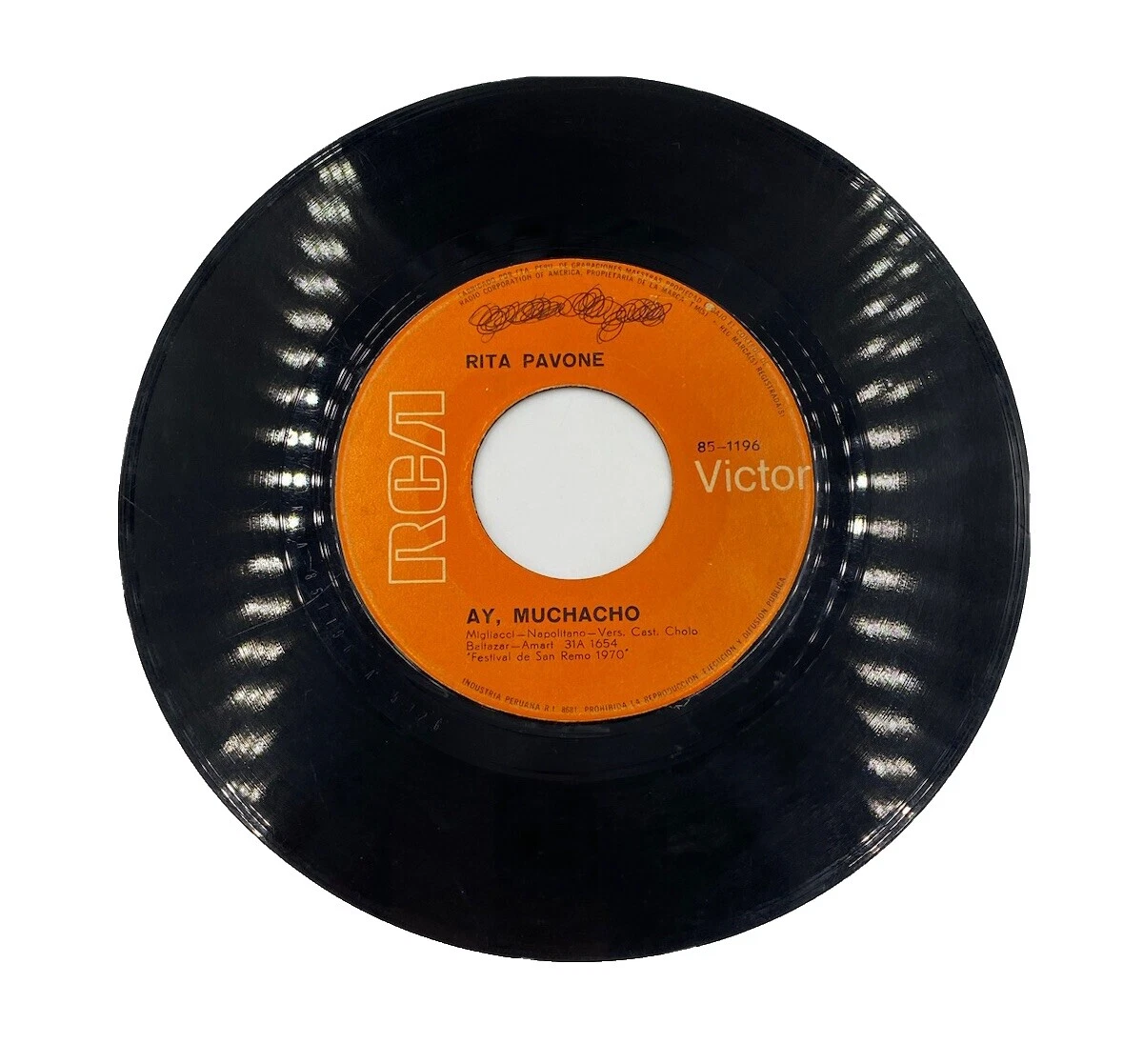 Buen estado (G) caso Chanson Pop Velocidad de 45 RPM Discos de Vinilo