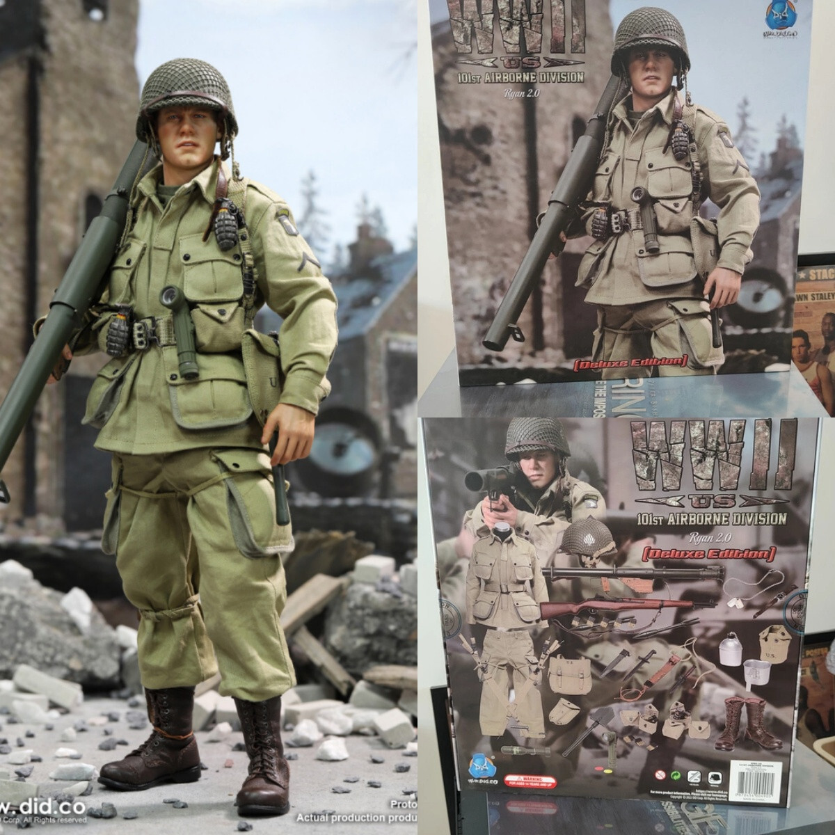 DID Ryan 2.0 1/6 Scale 101st Airborne Division A80161 Action