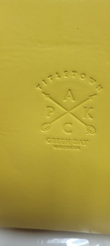 Wine Cooler/ Chiller /bag/purse/ Titletown Green Bay Wi Leather - Picture 16 of 16
