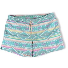 Chubbies Mens The En Fuegos Swim Trunks Aztec Retro 4" Inseam Mesh Liner Large