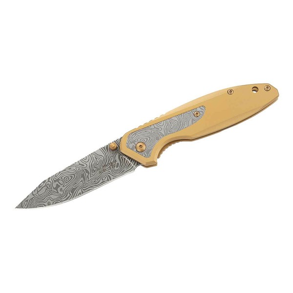 Herbertz Taschenmesser / Einhandmesser - Damaszener Optik - Neu & Ovp - 534012-image